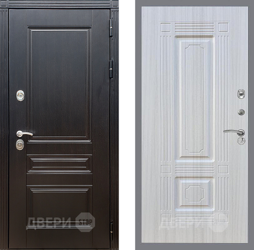 Входная металлическая Дверь Стоп МЕГАПОЛИС ФЛ-2 Сандал белый в Ногинск