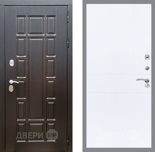 Входная металлическая Дверь Стоп НЬЮ ЙОРК ФЛ-290 Силк Сноу в Ногинск