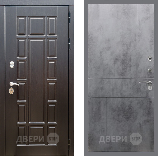 Входная металлическая Дверь Стоп НЬЮ ЙОРК ФЛ-290 Бетон темный в Ногинск