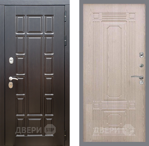 Входная металлическая Дверь Стоп НЬЮ ЙОРК ФЛ-2 Беленый дуб в Ногинск