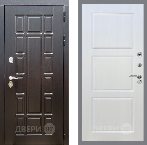 Входная металлическая Дверь Стоп НЬЮ ЙОРК ФЛ-3 Лиственница беж в Ногинск