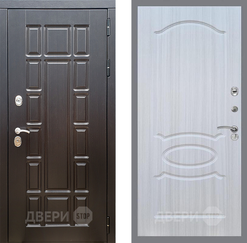 Входная металлическая Дверь Стоп НЬЮ ЙОРК ФЛ-128 Сандал белый в Ногинск