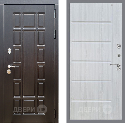 Входная металлическая Дверь Стоп НЬЮ ЙОРК ФЛ-102 Сандал белый в Ногинск