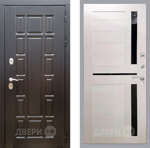 Входная металлическая Дверь Стоп НЬЮ ЙОРК СБ-18 Лиственница беж в Ногинск