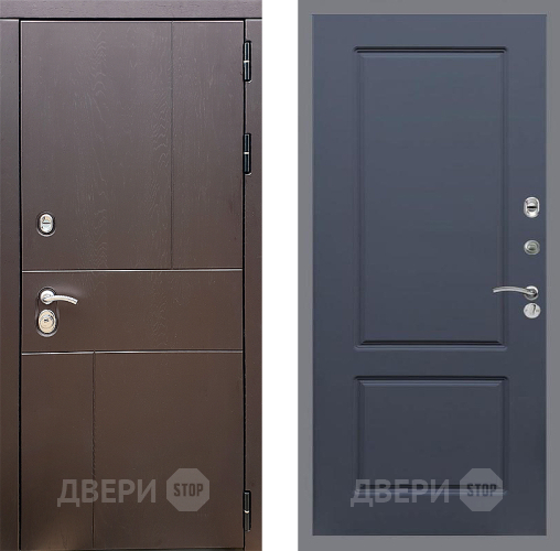 Дверь Стоп УРБАН ФЛ-117 Силк титан в Ногинск