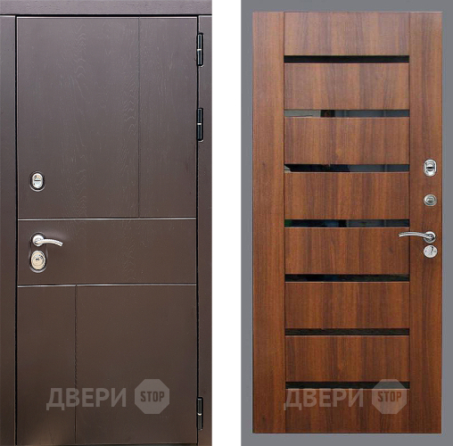Входная металлическая Дверь Стоп УРБАН СБ-14 Орех бренди в Ногинск