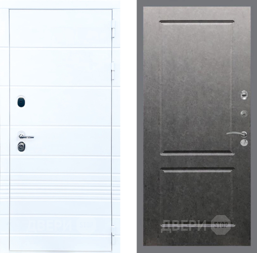 Входная металлическая Дверь Стоп ТРЕНДО ФЛ-117 Штукатурка графит в Ногинск