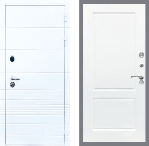 Входная металлическая Дверь Стоп ТРЕНДО ФЛ-117 Силк Сноу в Ногинск