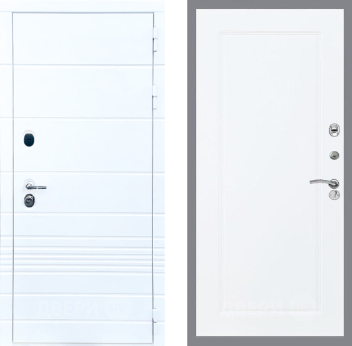 Входная металлическая Дверь Стоп ТРЕНДО ФЛ-119 Силк Сноу в Ногинск