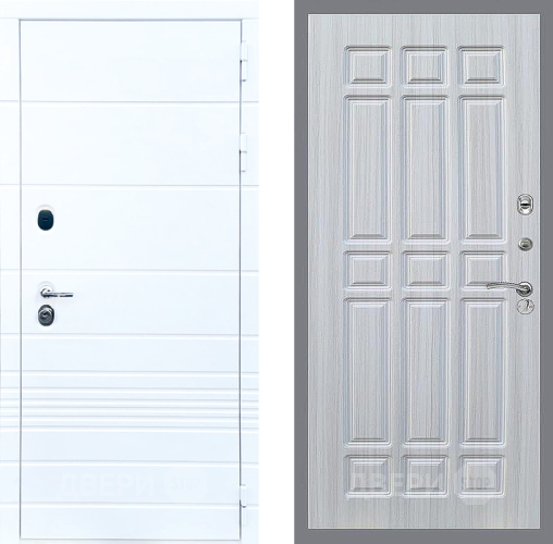 Входная металлическая Дверь Стоп ТРЕНДО ФЛ-33 Сандал белый в Ногинск