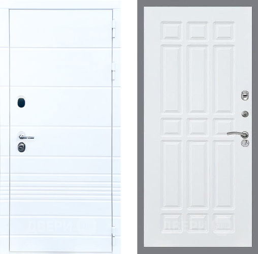 Входная металлическая Дверь Стоп ТРЕНДО ФЛ-33 Силк Сноу в Ногинск