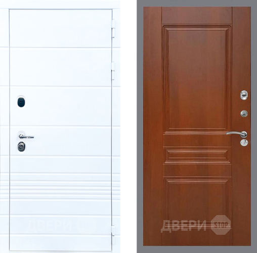 Входная металлическая Дверь Стоп ТРЕНДО ФЛ-243 Итальянский орех в Ногинск