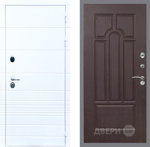 Входная металлическая Дверь Стоп ТРЕНДО ФЛ-58 Венге в Ногинск