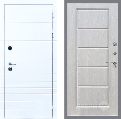 Входная металлическая Дверь Стоп ТРЕНДО ФЛ-39 Лиственница беж в Ногинск