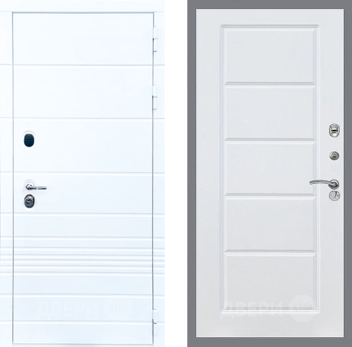 Входная металлическая Дверь Стоп ТРЕНДО ФЛ-39 Силк Сноу в Ногинск