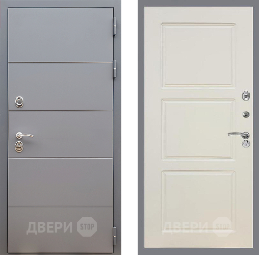 Входная металлическая Дверь Стоп АРТ ГРАФИТ ФЛ-3 Шампань в Ногинск