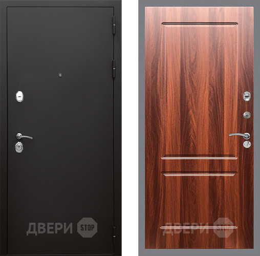 Входная металлическая Дверь Стоп КЛАССИК Шагрень ФЛ-117 Итальянский орех в Ногинск