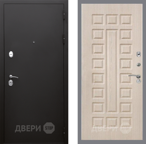 Входная металлическая Дверь Стоп КЛАССИК Шагрень ФЛ-183 Беленый дуб в Ногинск
