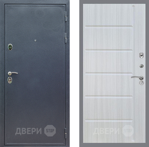 Входная металлическая Дверь Стоп СИЛЬВЕР ФЛ-102 Сандал белый в Ногинск