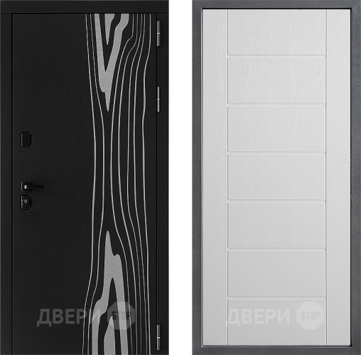 Дверь Дверной континент ДК-12 ФЛ-Лайн Белое дерево в Ногинск