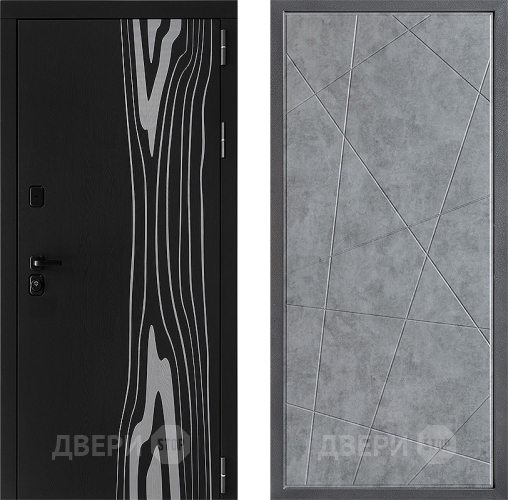 Дверь Дверной континент ДК-12 ФЛ-655 Бетон серый в Ногинск