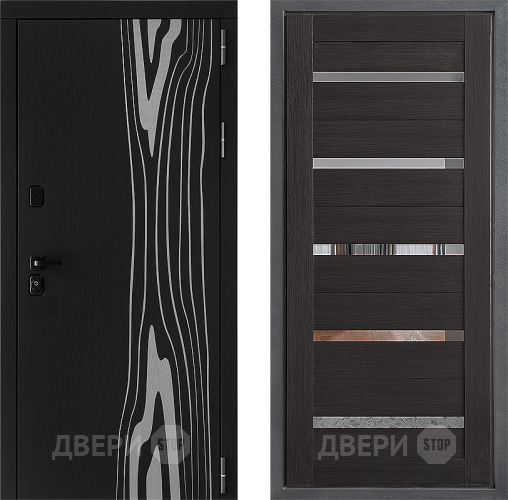 Входная металлическая Дверь Дверной континент ДК-12 ФЛ-47 Венге в Ногинск