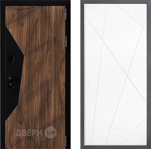 Входная металлическая Дверь Дверной континент ДК-11 ФЛ-655 Белый софт в Ногинск