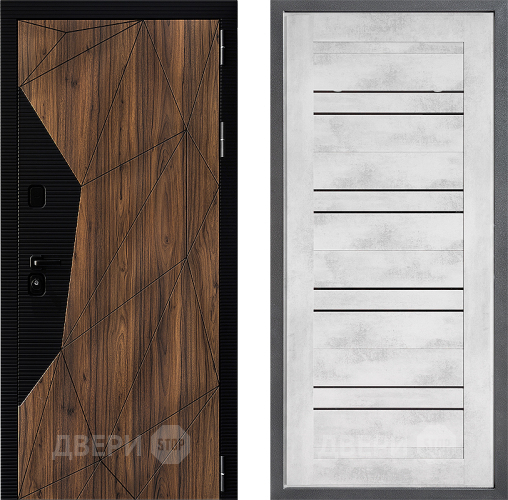 Входная металлическая Дверь Дверной континент ДК-11 ФЛ-49 Бетон снежный в Ногинск