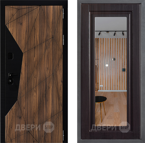 Дверь Дверной континент ДК-11 ФЛЗ Зеркало Венге в Ногинск