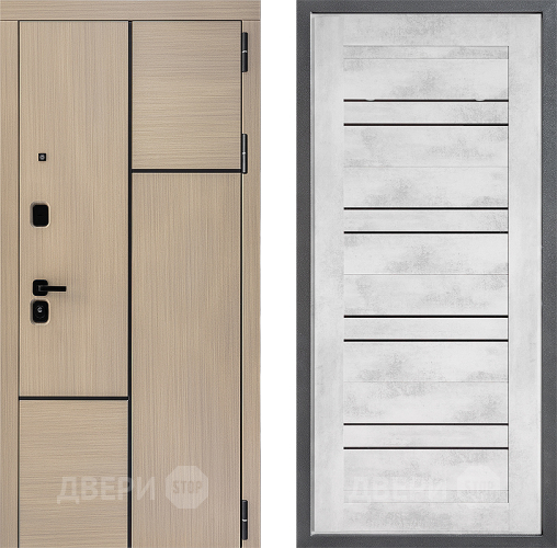 Дверь Дверной континент ДК-14 ФЛ-49 Бетон снежный в Ногинск