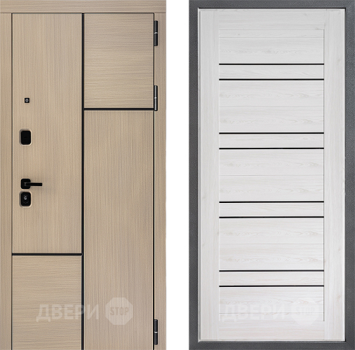 Входная металлическая Дверь Дверной континент ДК-14 ФЛ-49 Сосна белая в Ногинск