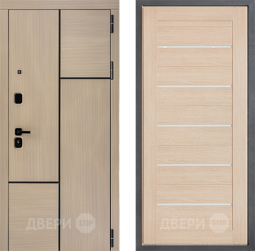 Входная металлическая Дверь Дверной континент ДК-14 ФЛ-46 Капучино в Ногинск