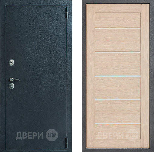 Входная металлическая Дверь Дверной континент ДК-70 Дизайн ФЛ-46 Капучино в Ногинск