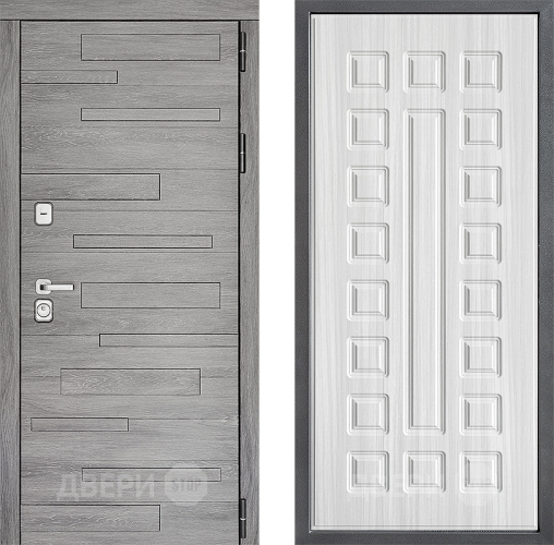 Входная металлическая Дверь Дверной континент ДК-10 ФЛ-183 Сандал белый в Ногинск