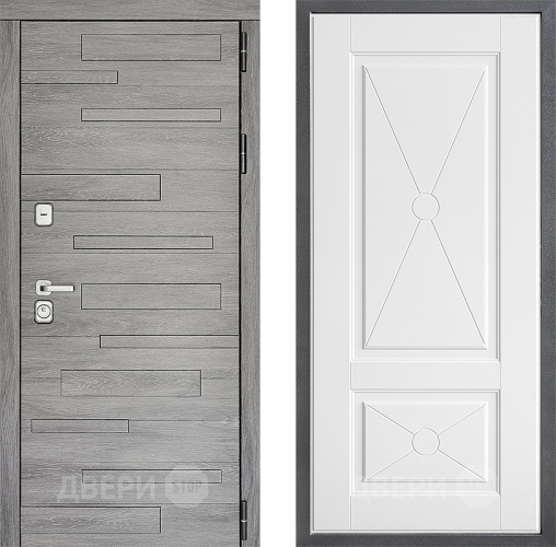 Входная металлическая Дверь Дверной континент ДК-10 ФЛ-617 Софт милк в Ногинск