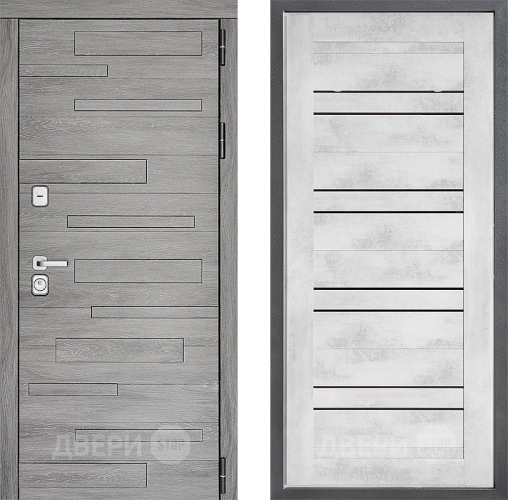 Дверь Дверной континент ДК-10 ФЛ-49 Бетон снежный в Ногинск