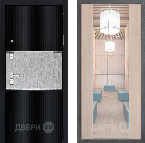 Дверь Дверной континент ДК-13 ФЛЗ-1 Зеркало Капучино в Ногинск