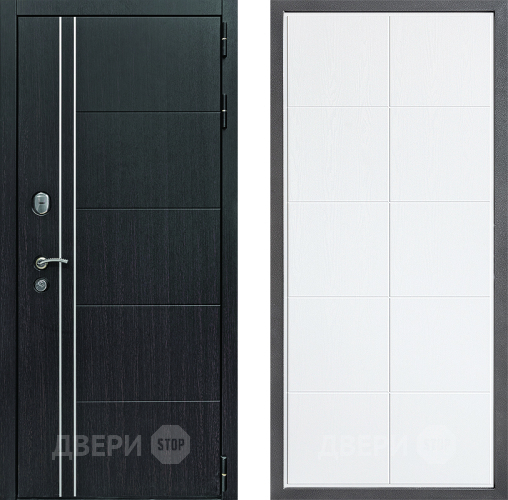 Входная металлическая Дверь Дверной континент Теплолюкс Дизайн ФЛ-Кватро Белое дерево в Ногинск