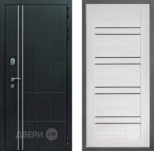 Входная металлическая Дверь Дверной континент Теплолюкс Дизайн ФЛ-49 Сосна белая в Ногинск