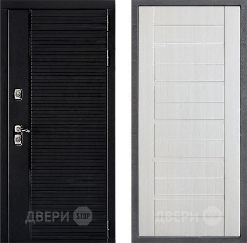 Входная металлическая Дверь Дверной континент ДК-1 ФЛ-70 Лиственница белая в Ногинск