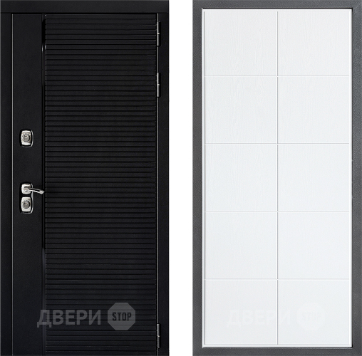 Входная металлическая Дверь Дверной континент ДК-1 ФЛ-Кватро Белое дерево в Ногинск