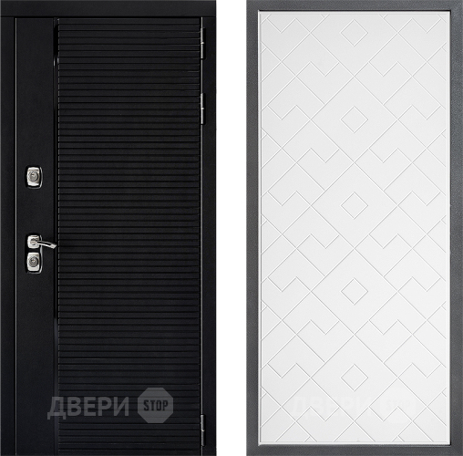 Дверь Дверной континент ДК-1 ФЛ-Тиффани Белый софт в Ногинск