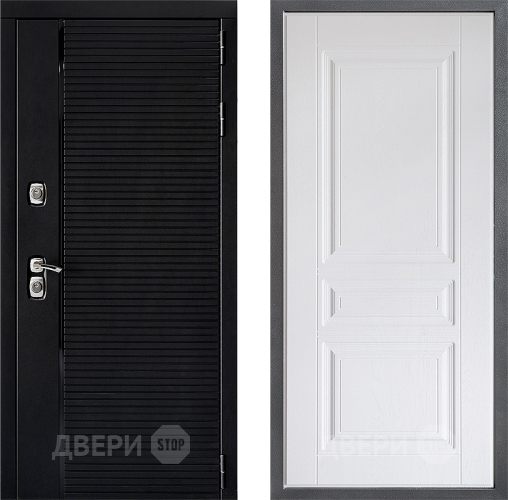 Входная металлическая Дверь Дверной континент ДК-1 ФЛ-243 Альберо Браш серебро в Ногинск