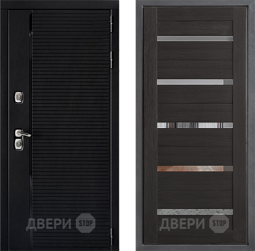 Входная металлическая Дверь Дверной континент ДК-1 ФЛ-47 Венге в Ногинск