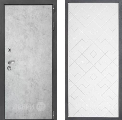 Дверь Дверной континент ДК-3/743 ФЛ-Тиффани Белый софт в Ногинск