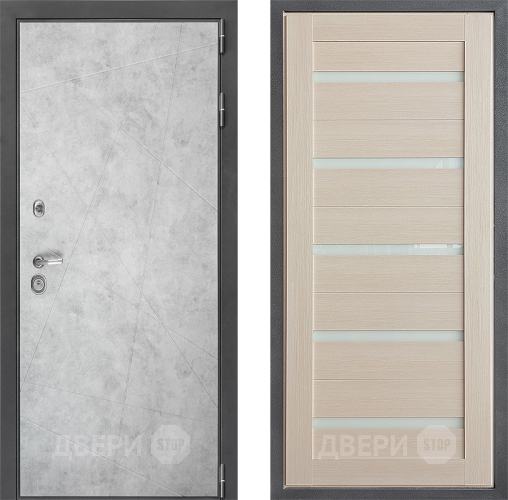 Входная металлическая Дверь Дверной континент ДК-3/743 ФЛ-47 Капучино в Ногинск