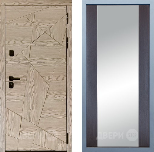 Входная металлическая Дверь Дива МД-97/1 Д-15 Зеркало Венге в Ногинск