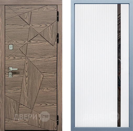 Входная металлическая Дверь Дива МД-97/2 МХ-46 Белый матовый в Ногинск