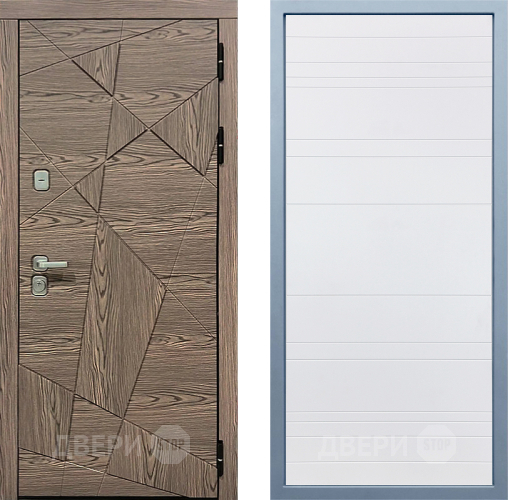 Входная металлическая Дверь Дива МД-97/2 Д-5 Белый в Ногинск