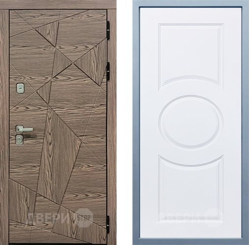 Входная металлическая Дверь Дива МД-97/2 Д-8 Белый в Ногинск